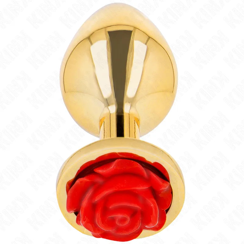 plug anal doré acier inoxydable rose rouge débutants connaisseurs plaisir