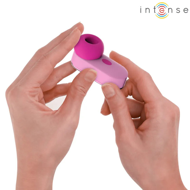 Stimulateur clitoridien compact rose violet mode tapotement moteur puissant silencieux