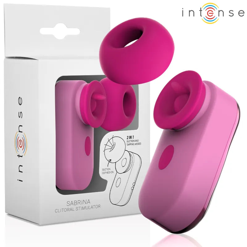 Stimulateur clitoridien compact rose violet mode tapotement moteur puissant silencieux