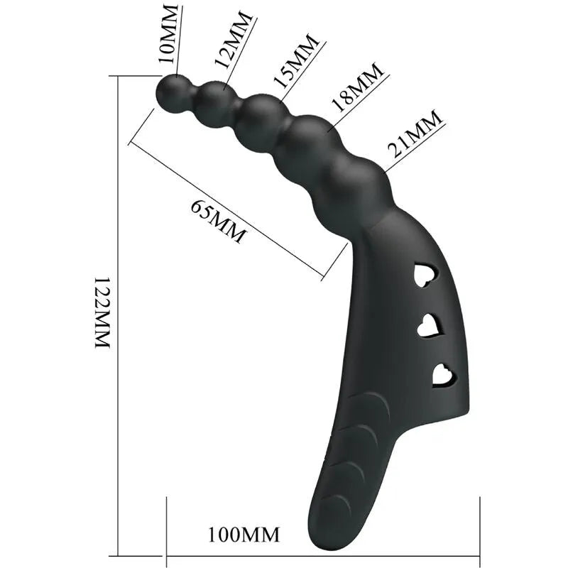 Vibromasseur Flexible Silicone Noir 10 Fonctions Vibration Rechargeable Point G Clitoris