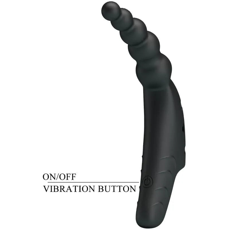 Vibromasseur Flexible Silicone Noir 10 Fonctions Vibration Rechargeable Point G Clitoris