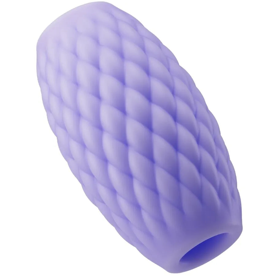 masturbateur homme compact étanche double entrée texture adhérente élastomère thermoplastique souple durable discret nomade nettoyage hygiénique stimulation intense