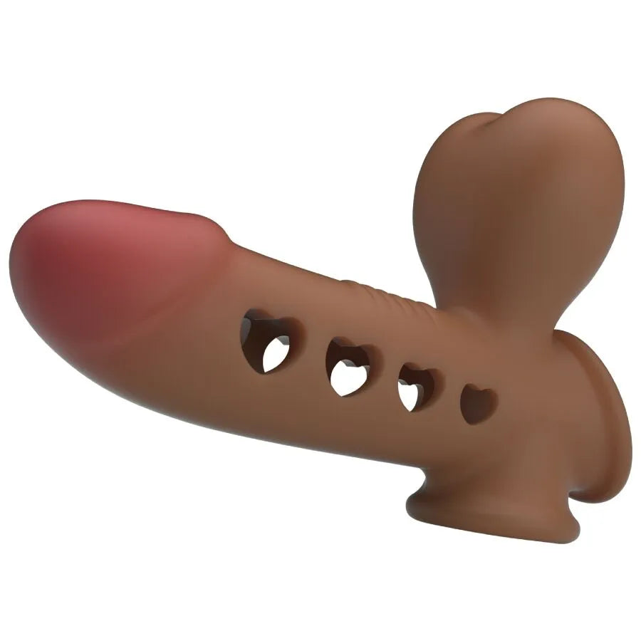manchon pénien gonflable silicone étanche prolongation éjaculation contrôle sangle testicules airbag stimulation épaisseur universel confortable discret réglable réutilisable