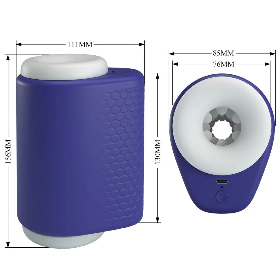 masturbateur homme ventouse vibrations multivitesses caoutchouc thermoplastique réaliste rechargeable compact discret ergonomique réglable pression personnalisable sensations intenses