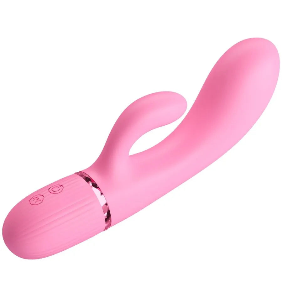 vibromasseur lapin silicone rose 10 fonctions point G stimulateur clitoridien