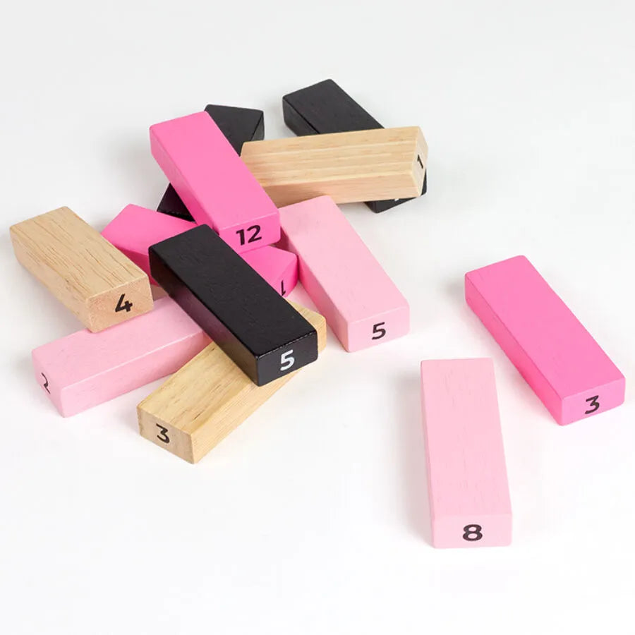 jeu érotique bois multicolore 48 pièces dés inclus intime ludique romantique adultes couple convivial stratégique durable finition lisse