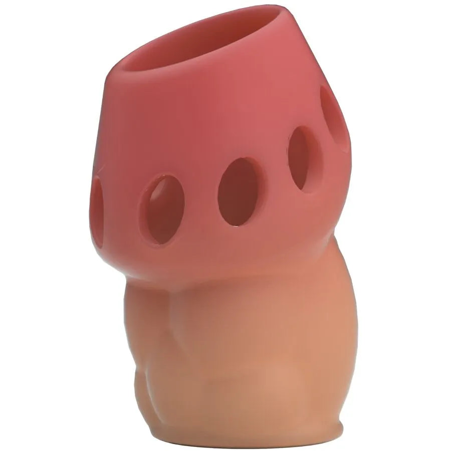 manchon pénien TPR rose étanche retard éjaculation entraînement puissance prolongation endurance confort extensible soyeux maintien sécurisé aquatique discret compact portable