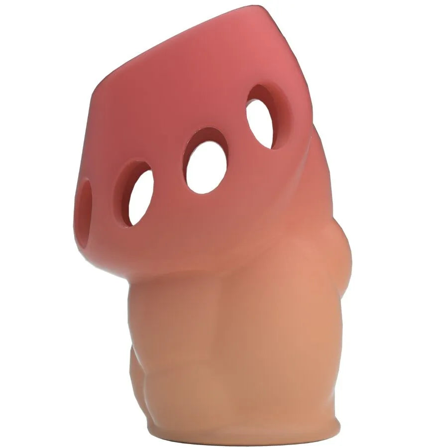 manchon pénien TPR rose étanche retard éjaculation entraînement puissance prolongation endurance confort extensible soyeux maintien sécurisé aquatique discret compact portable
