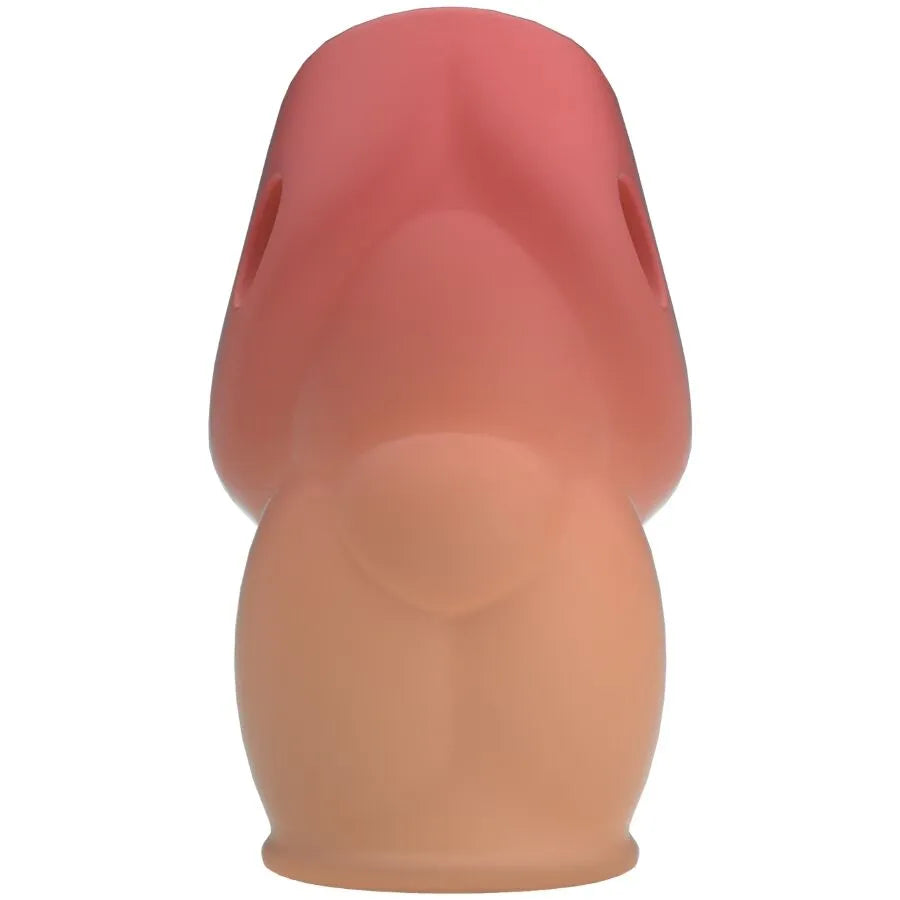 manchon pénien TPR rose étanche retard éjaculation entraînement puissance prolongation endurance confort extensible soyeux maintien sécurisé aquatique discret compact portable