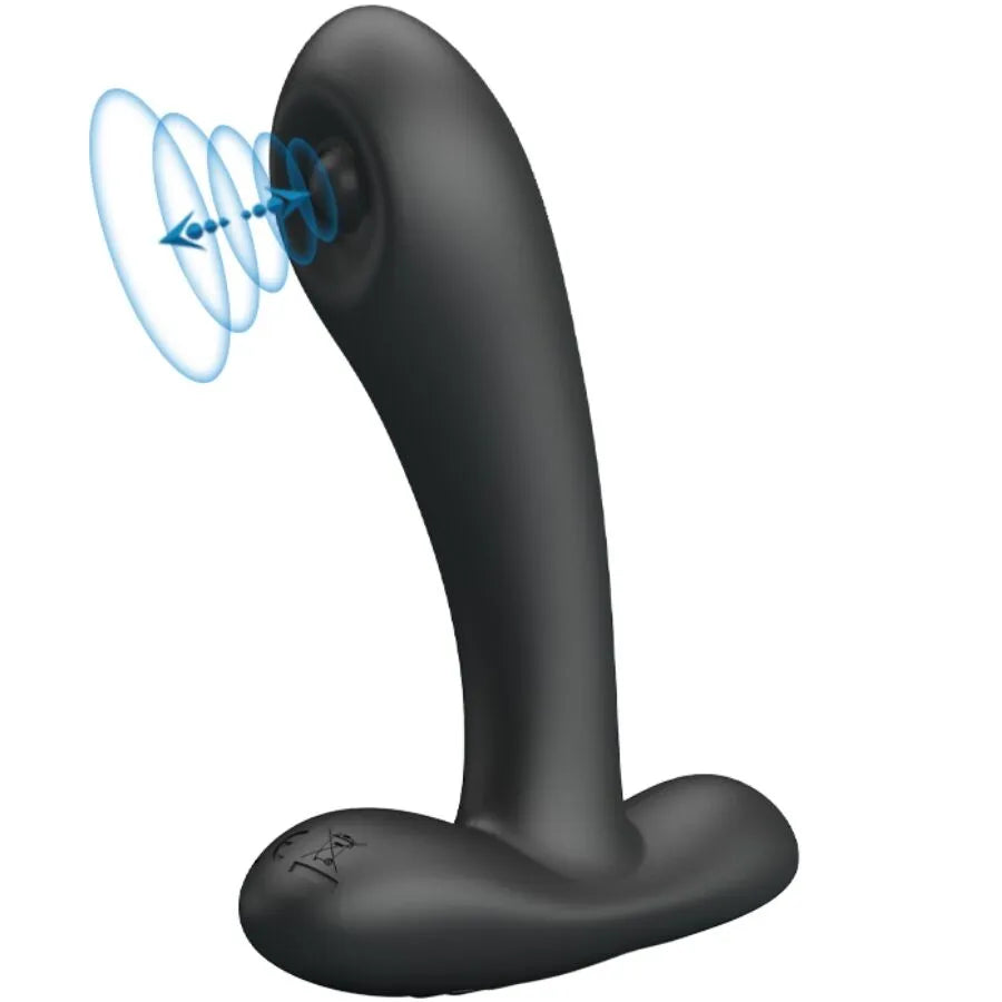 masseur anal silicone hypoallergénique rechargeable usb étanche 12 fonctions pulsations télécommande sans fil silencieux ergonomique discret