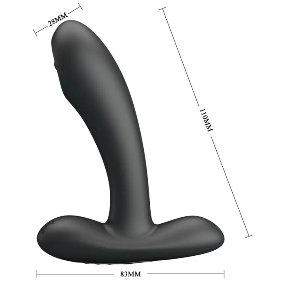 masseur anal silicone hypoallergénique rechargeable usb étanche 12 fonctions pulsations télécommande sans fil silencieux ergonomique discret