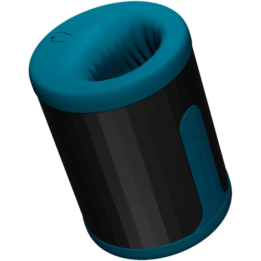 masturbateur silicone liquide crêtes adaptatives connectivité application modes personnalisables double moteur sensations intenses biocompatible rechargeable autonomie prolongée discret sarcelle LELOF2STM