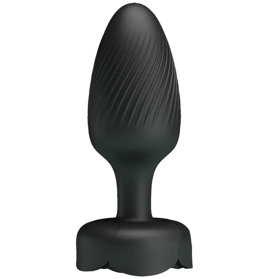 plug anal LED clignotant silicone vibrant chargement magnétique noir