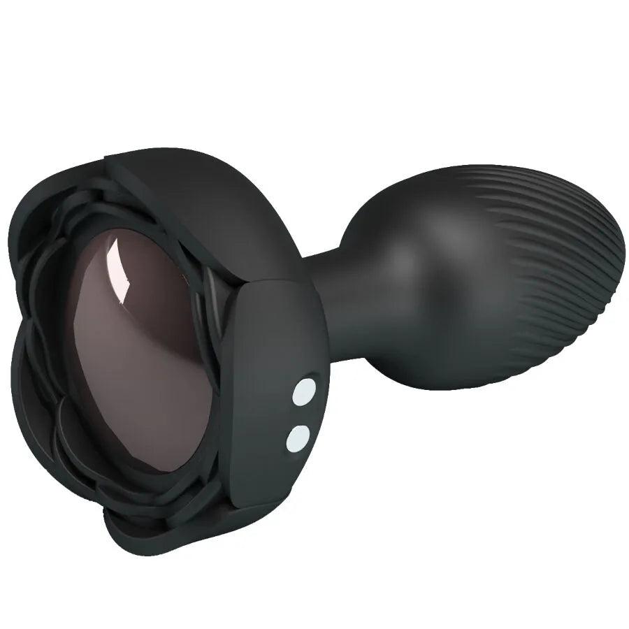 plug anal LED silicone noir vibrations puissantes longue durée confort