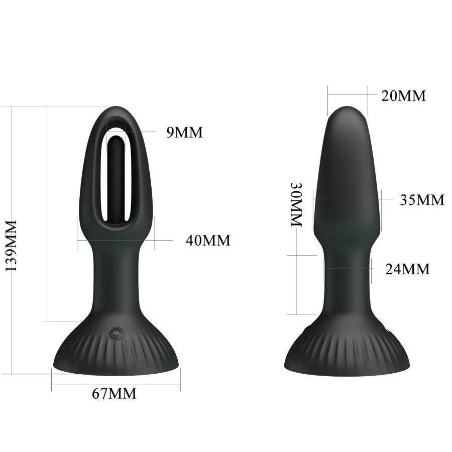 plug anal silicone vibrant 7 réglages prostate moteur puissant rechargeable