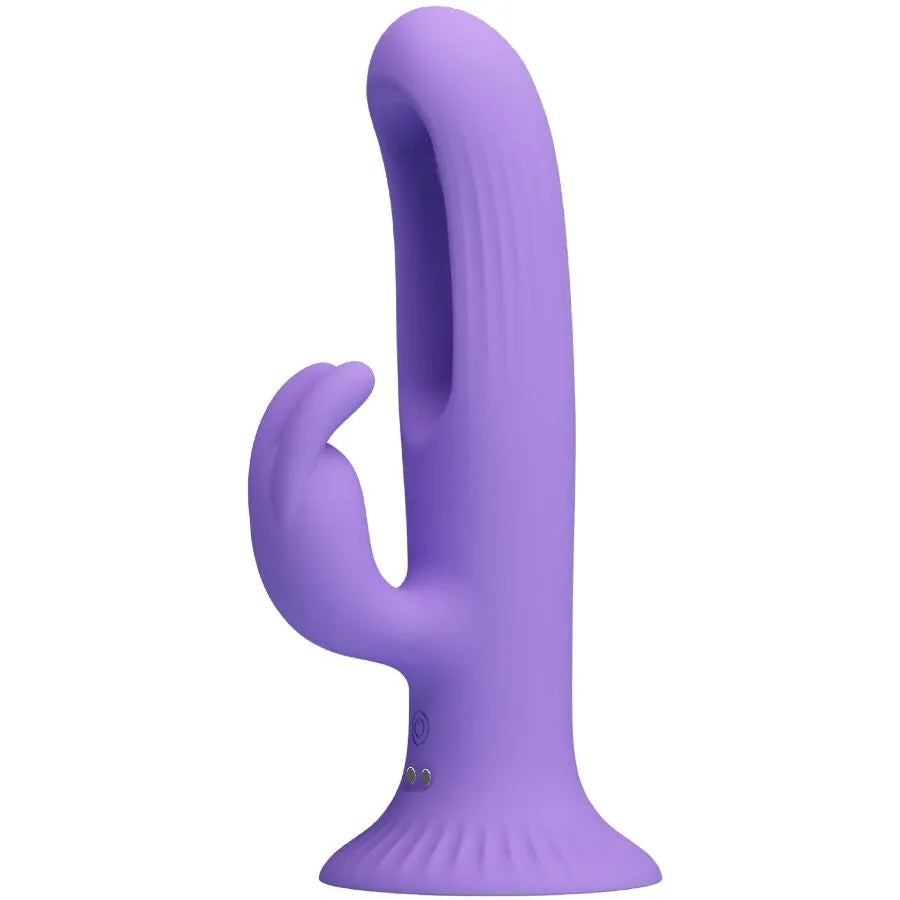 Vibromasseur silicone violet 12 modes vibration langue stimulation USB magnétique