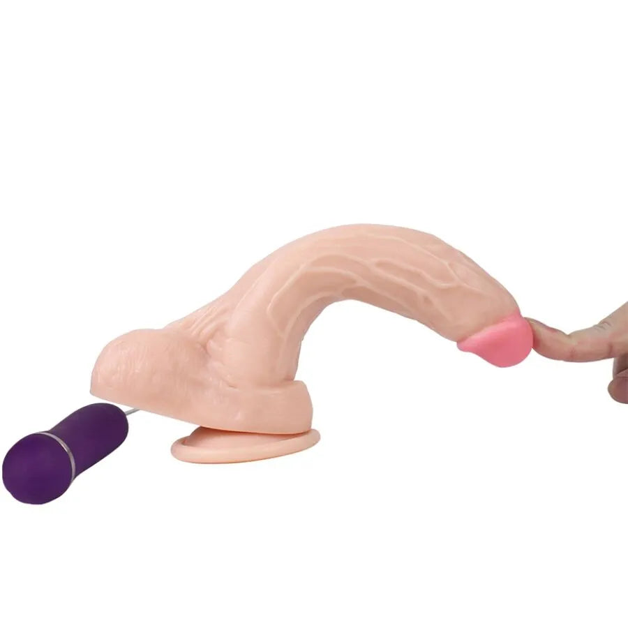 Gode vibrant télécommandé silicone rose avec ventouse, design réaliste, étanche IPX7, stimulation intense, discret.