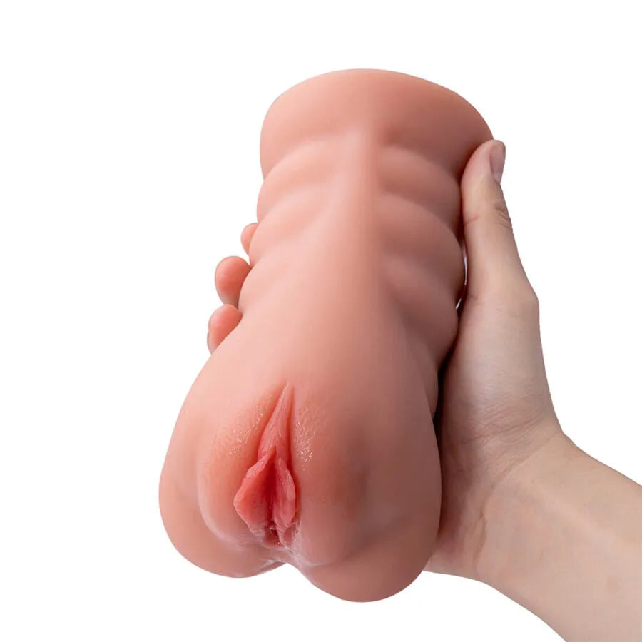 Masturbateur vibrant réaliste silicone hypoallergénique SHEQU texture interne aspiration moteur puissant modes personnalisables batterie rechargeable étanche amovible compact