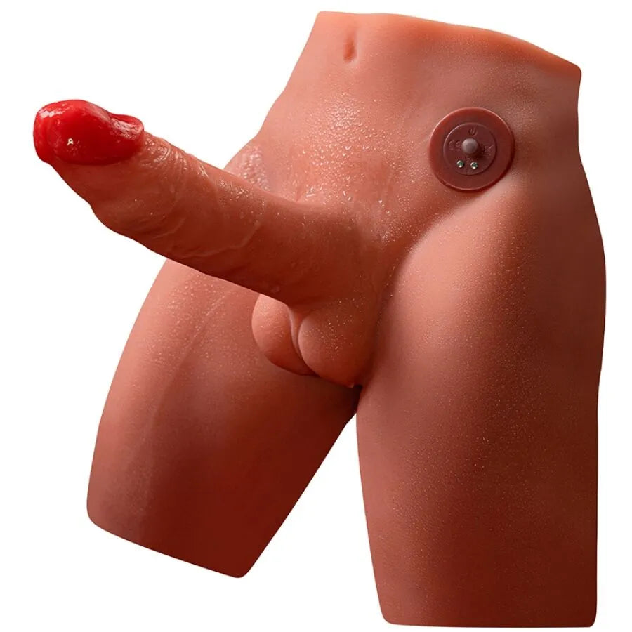 masturbateur réaliste silicone TPE ventouse vibrations télécommande rechargeable ergonomique immersif mains libres texture souple poussée automatique moteur puissant tailleunique anatomique