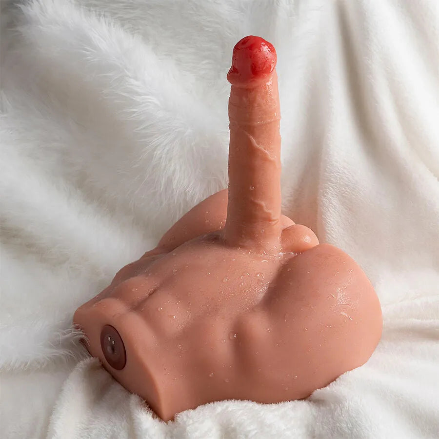 masturbateur gode réaliste XISE silicone TPE hypoallergénique médical poussée automatique télécommande sans fil rechargeable silencieux anatomique