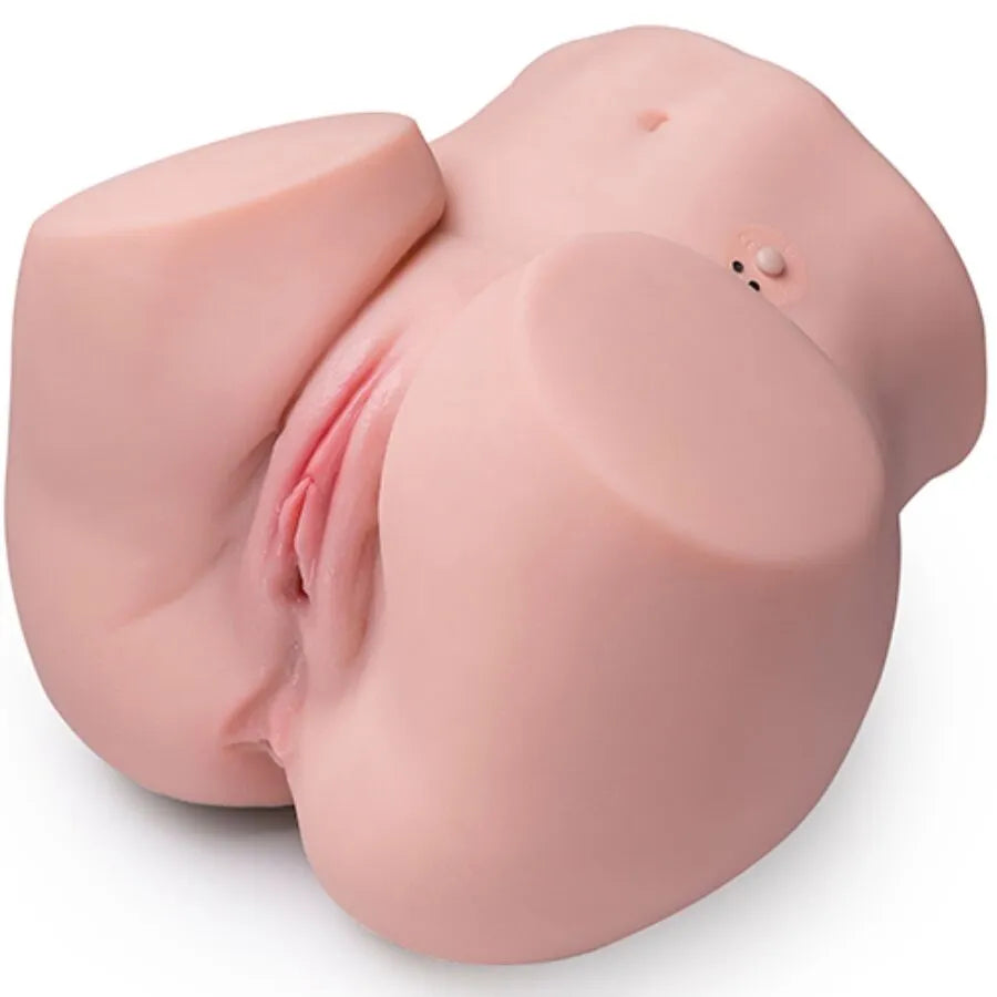 masturbateur réaliste multipositions vibrations automatiques vagin anus silicone médical double canal textures variées télécommande sans fil rechargeable ergonomique