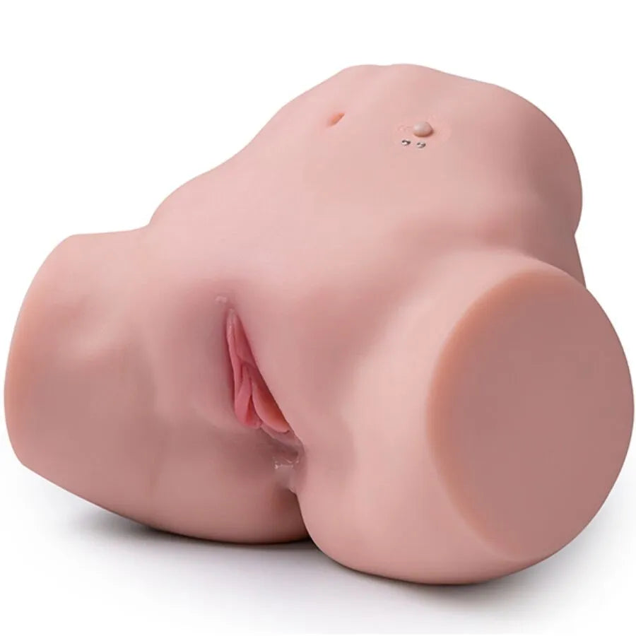 masturbateur réaliste multipositions vibrations poussées automatiques silicone TPE médical ultradoux flexible double pénétration vaginale anale télécommande rechargeable longue durée