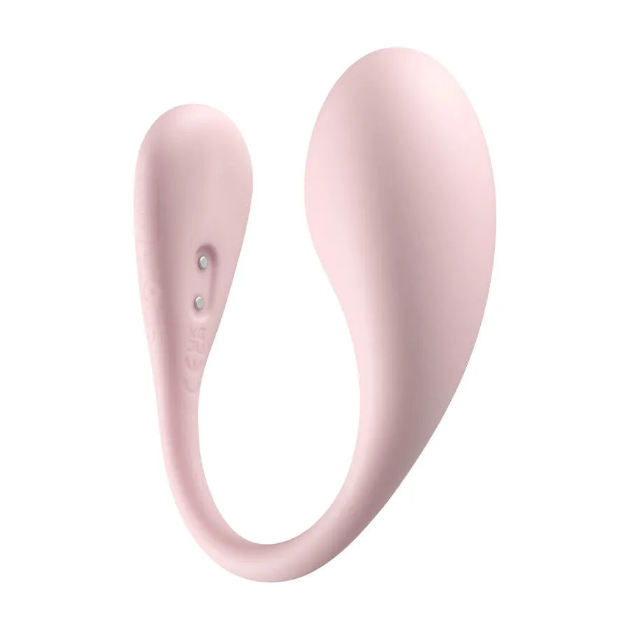 Vibromasseur ergonomique rose étanche stimulation interne externe Kiiroo SPOT KISS ME