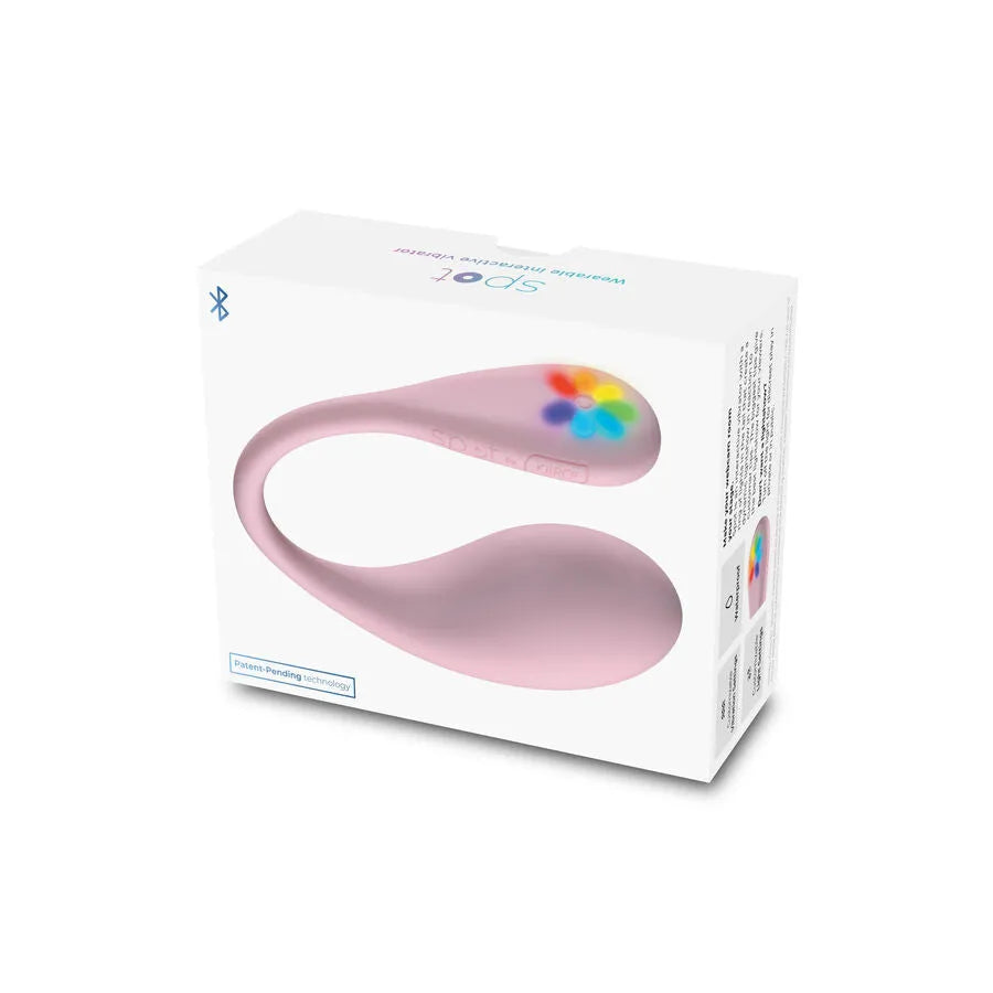 Vibromasseur ergonomique rose étanche stimulation interne externe Kiiroo SPOT KISS ME