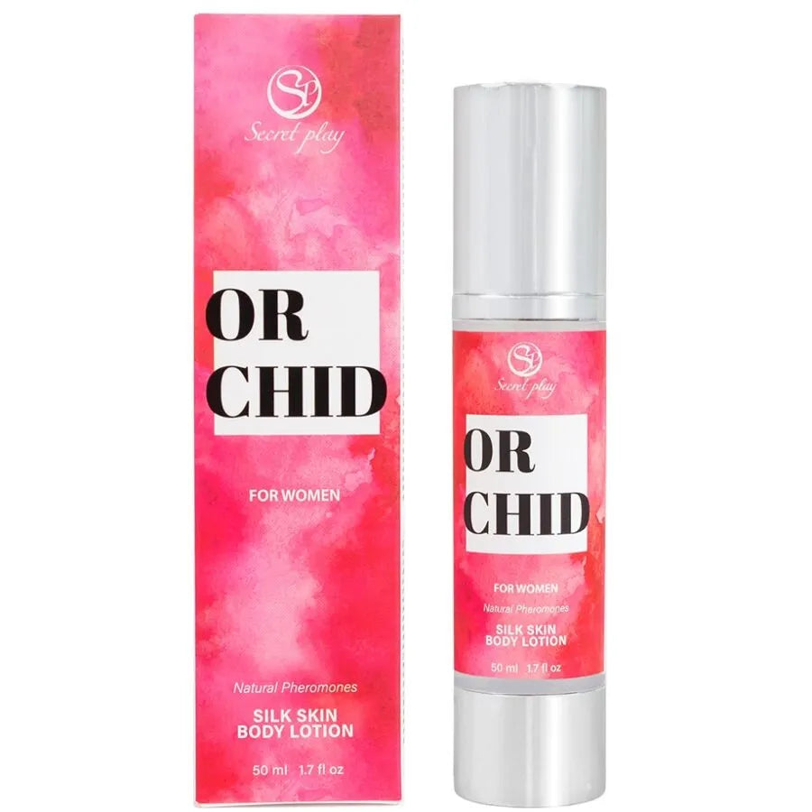 lotion hydratante orchidée noire vanille peau soyeuse femmes parfum envoûtant truffe extrait hydratation intense emballage sans air format cinquante millilitres