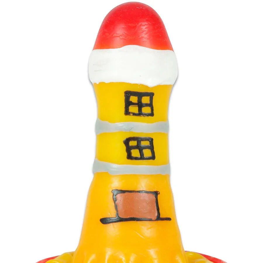 Préservatif fantaisie peint à la main, motif phare coloré, style bohème, unique, doux, Amsterdam.