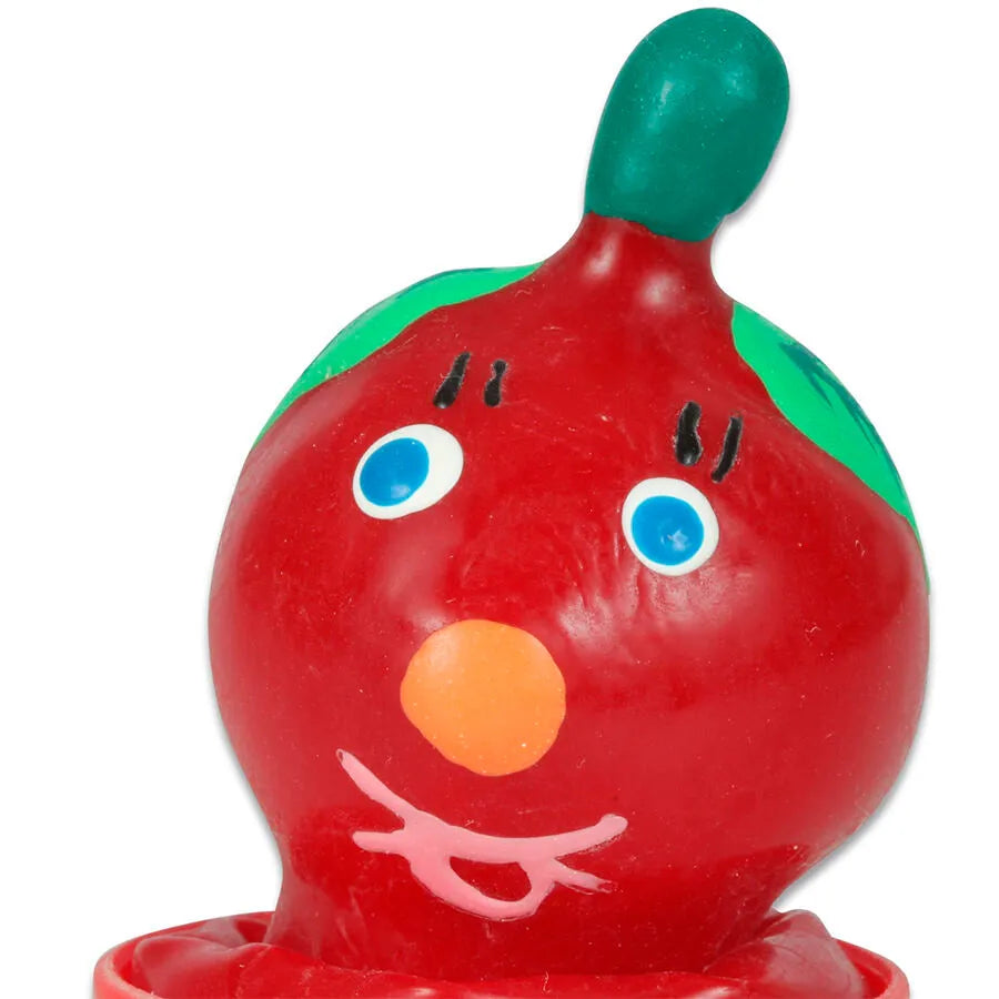 Condomerie - Préservatifs fantaisie peints à la main Tomate - Design Amsterdam style Bohème unique - Sextoy artistique pour adultes - Cadeau original - Doux et sécurisant - Intimité raffinée