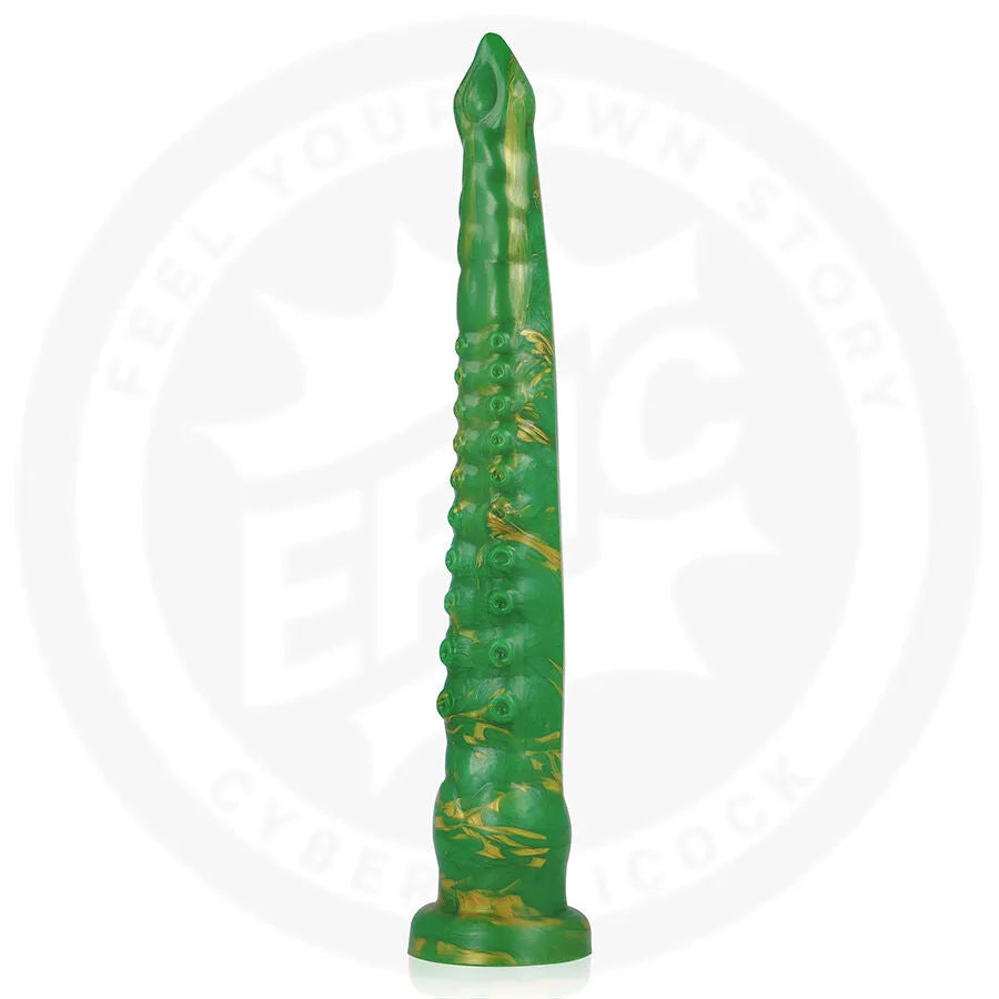 Dildo Hylos Green Flash Epic design ergonomique silicone durable sextoy discret pour femmes couples stimulation profonde plaisir intense
