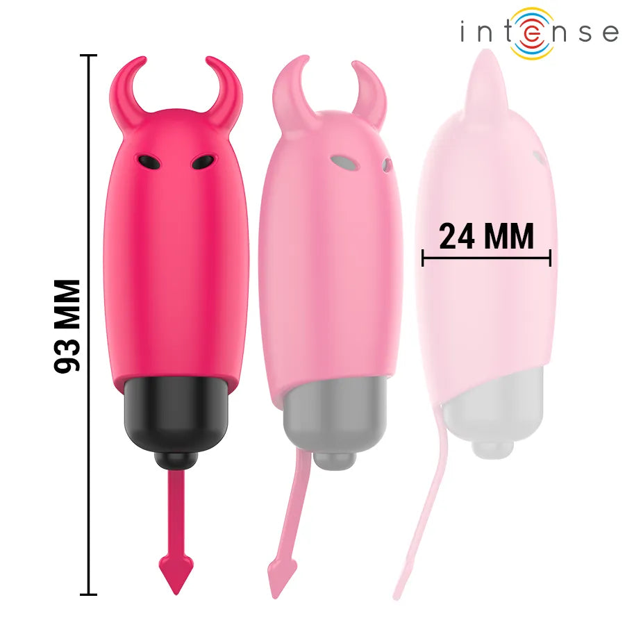 Vibrateur écarlate Red Demon, silicone premium, stimulation externe, design ludique, usage privé ou couple, ABS, portable, discret