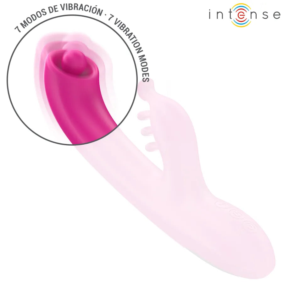 Vibromasseur Christina Lapin Multifonction Rose 22,5 Cm刺激 Clitoridienne G-spot Puissant 3 moteurs 8 modes Silicone médicaux Femme Couple