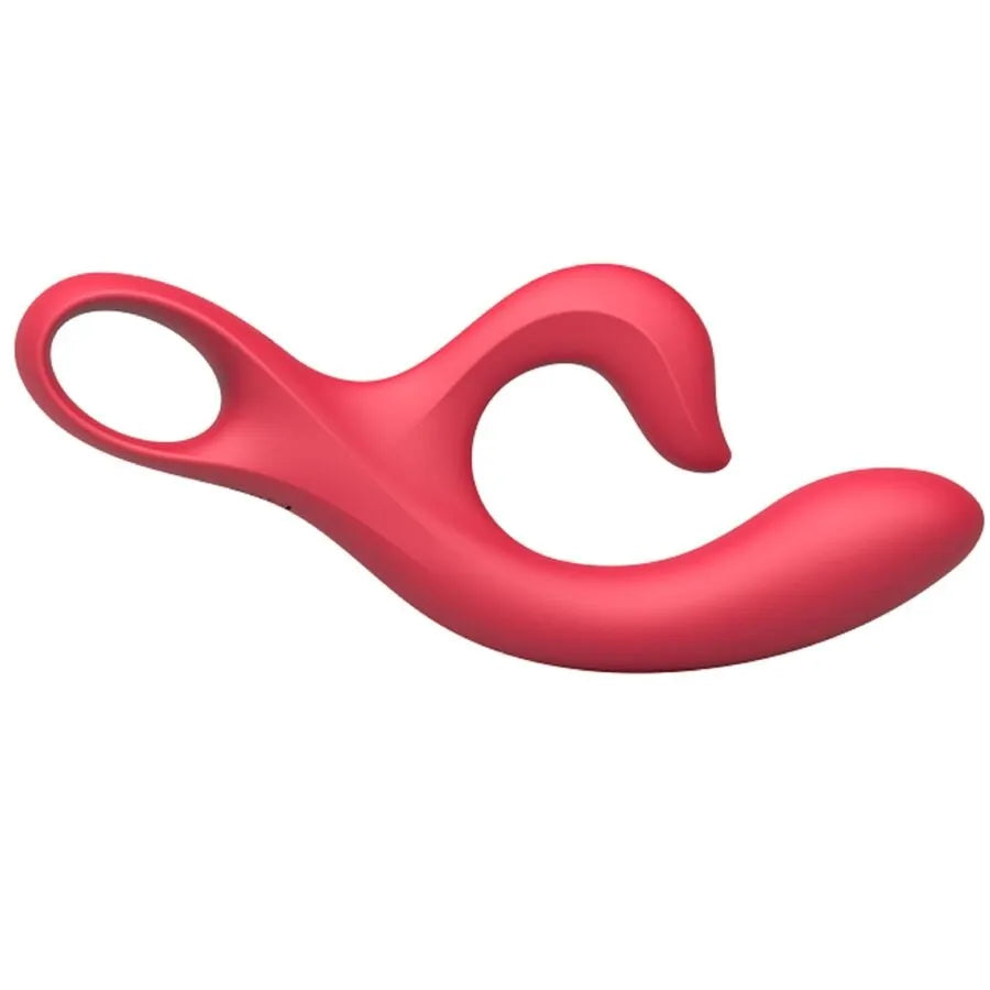 Vibromasseur silicone étanche stimulateur clitoridien couples rechargeable point G fuchsia
