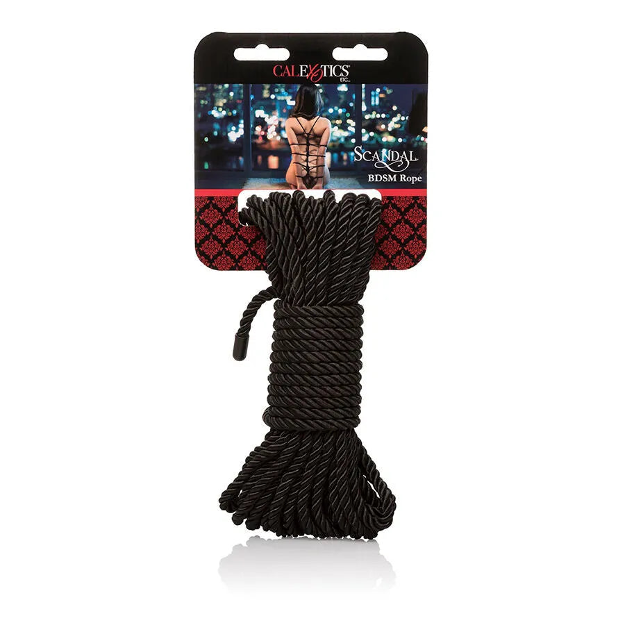 Corde bondage Shibari soyeuse coton polyester dix mètres résistante souple sensuelle sécurisée artistique fétichiste couples débutants expérimentés complice