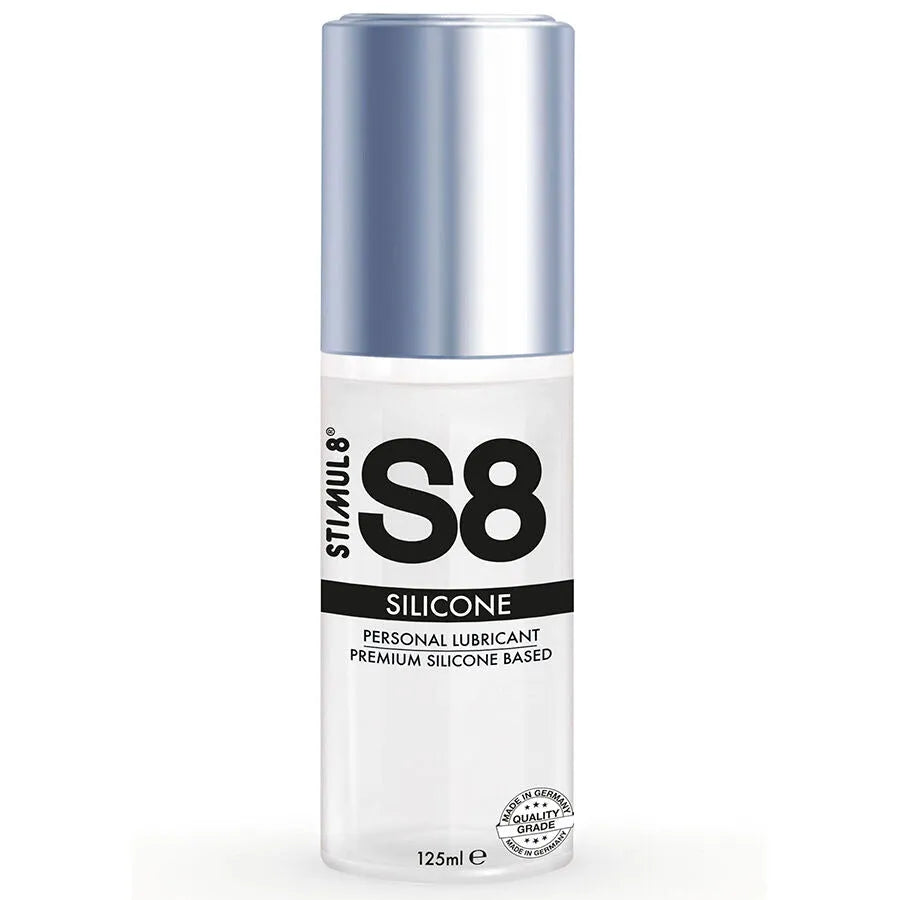 Lubrifiant silicone premium longue durée sans parabène inodore sans gluten hypoallergénique testé dermatologique flacon 125ml texture soyeuse usage intime polyvalent