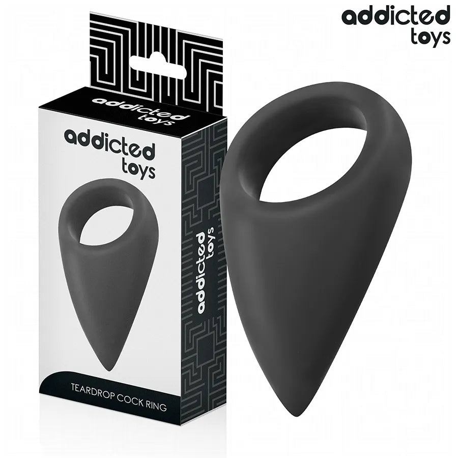 anneau pénien ergonomique forme larme stimulation prolongée endurance pression homogène confort souple résistant dimensions adaptées stabilité