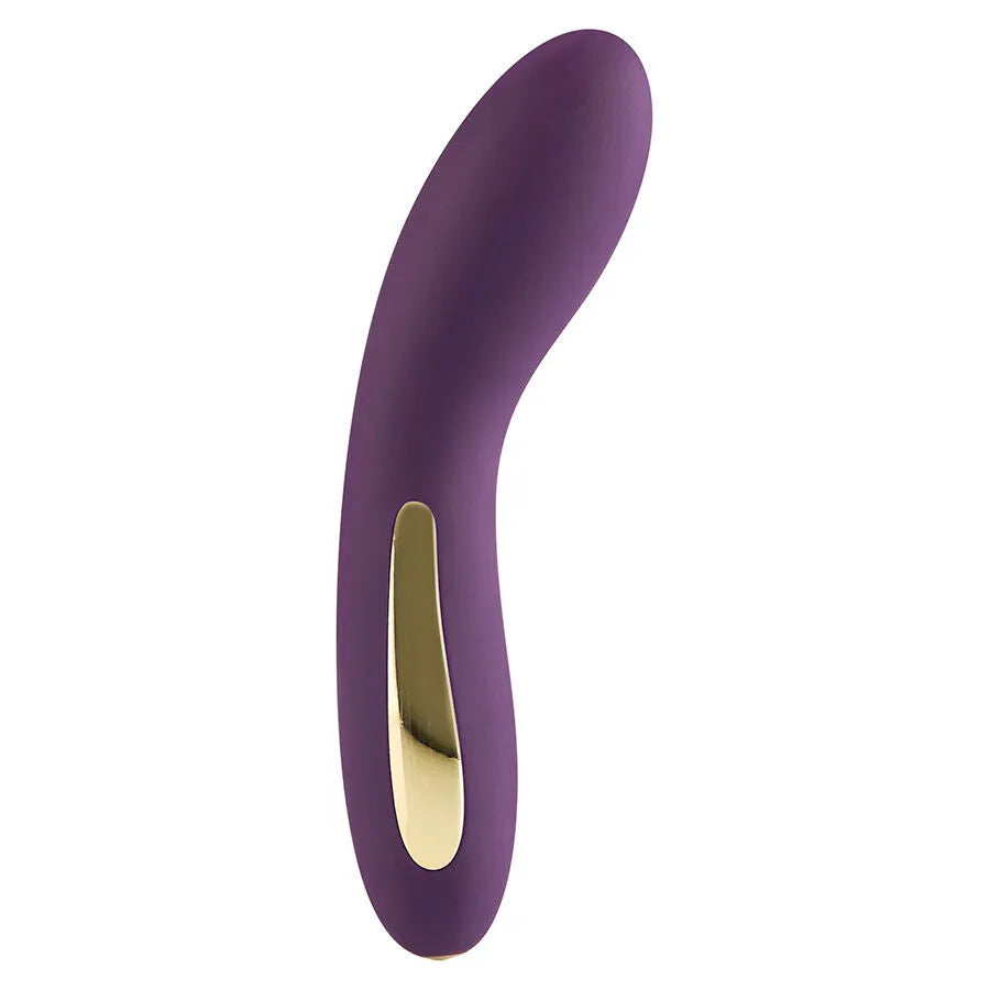 Vibromasseur point G silicone violet rechargeable LED étanche 7 modes
