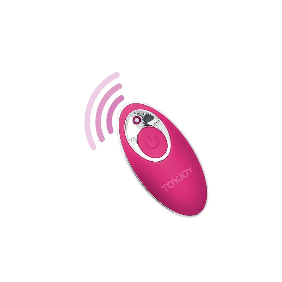 Sunny Side Up Down œuf vibrant silicone télécommande 8 modes ToyJoy fuchsia