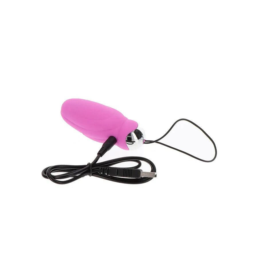 Vibromasseur télécommandé silicone rose ToyJoy You Crack Me Up 7 modes étanche