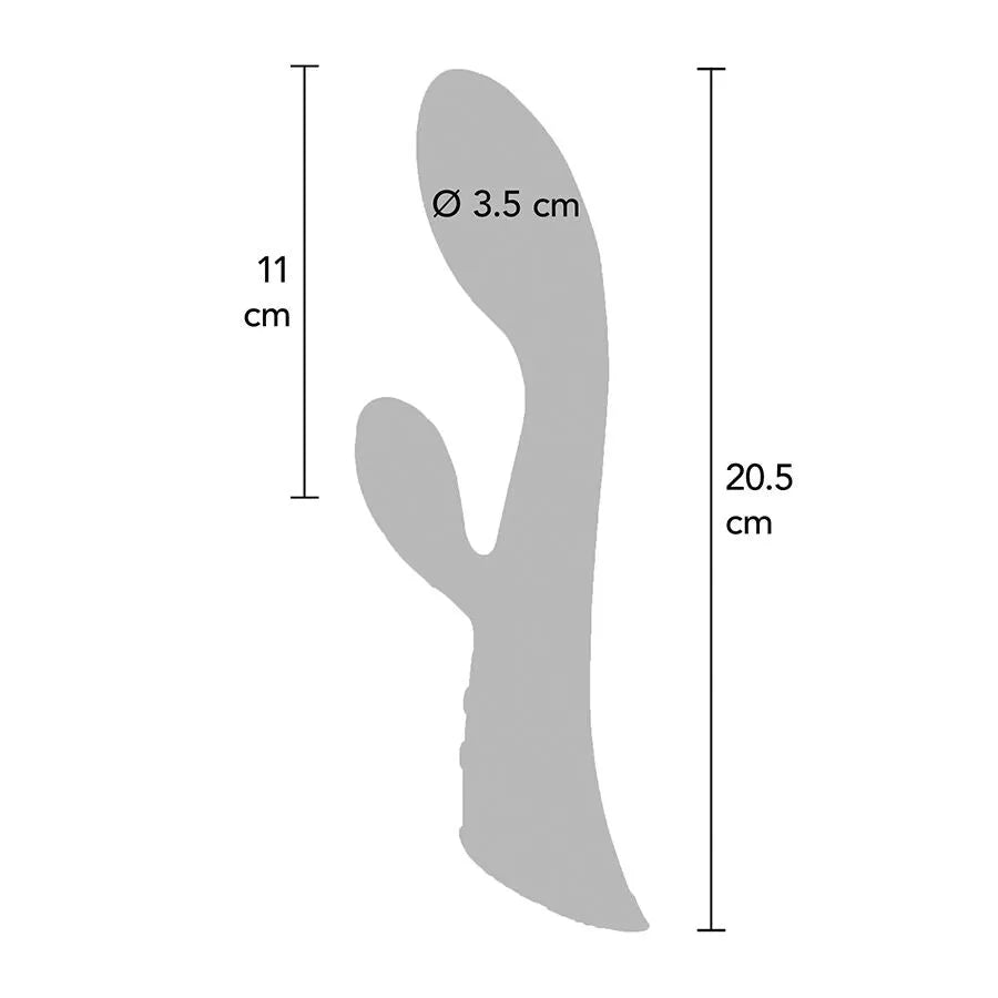 Vibrateur silicone rechargeable mode chauffage noir stimulation clitoridienne ToyJoy IVY