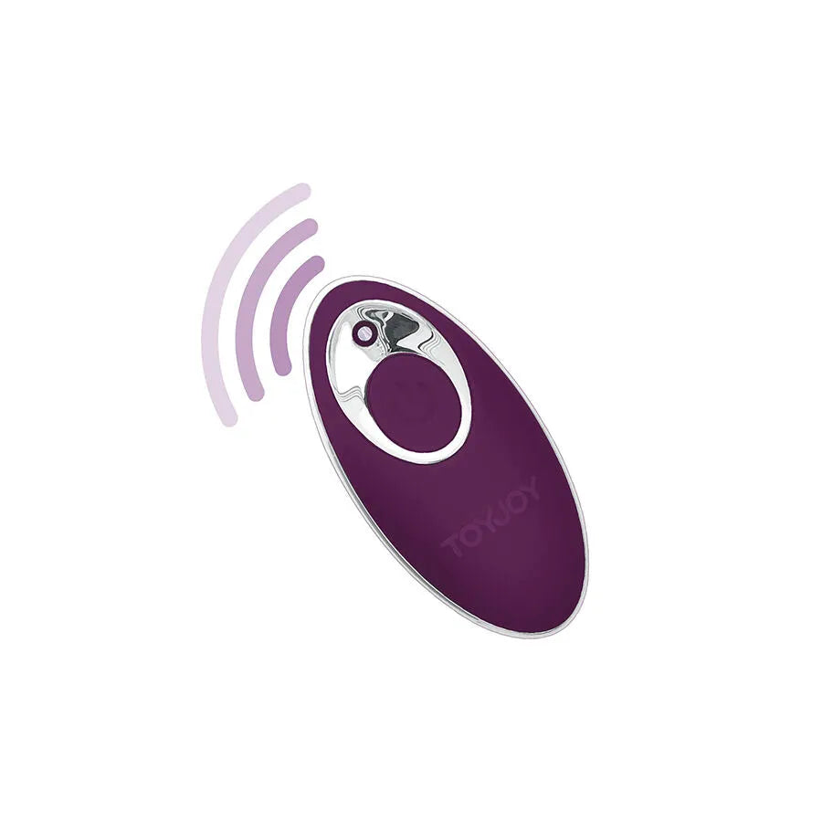 vibromasseur œuf silicone télécommande violet 8 modes sécurisé imperméable rechargeable