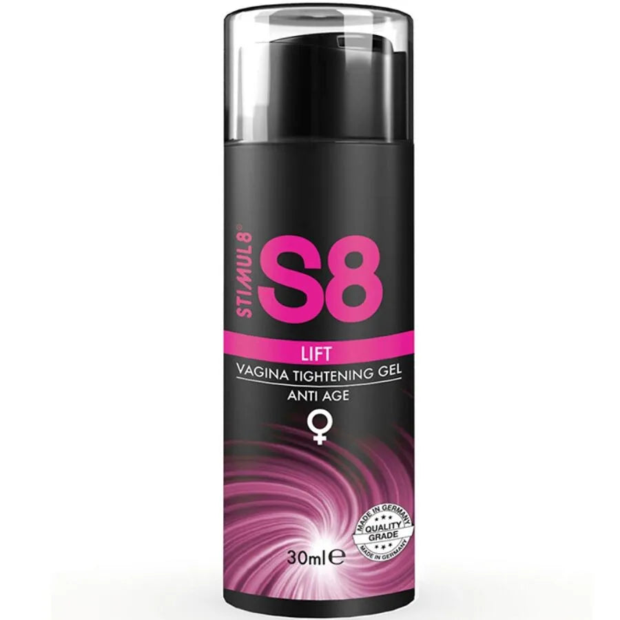 Gel Fermeté Vaginal Rajeunissant S8 Sans Paraben Sans Gluten Hypoallergénique Tonifiant Lifting Raffermissant Hydratant Flacon 30ml Insérable Confort
