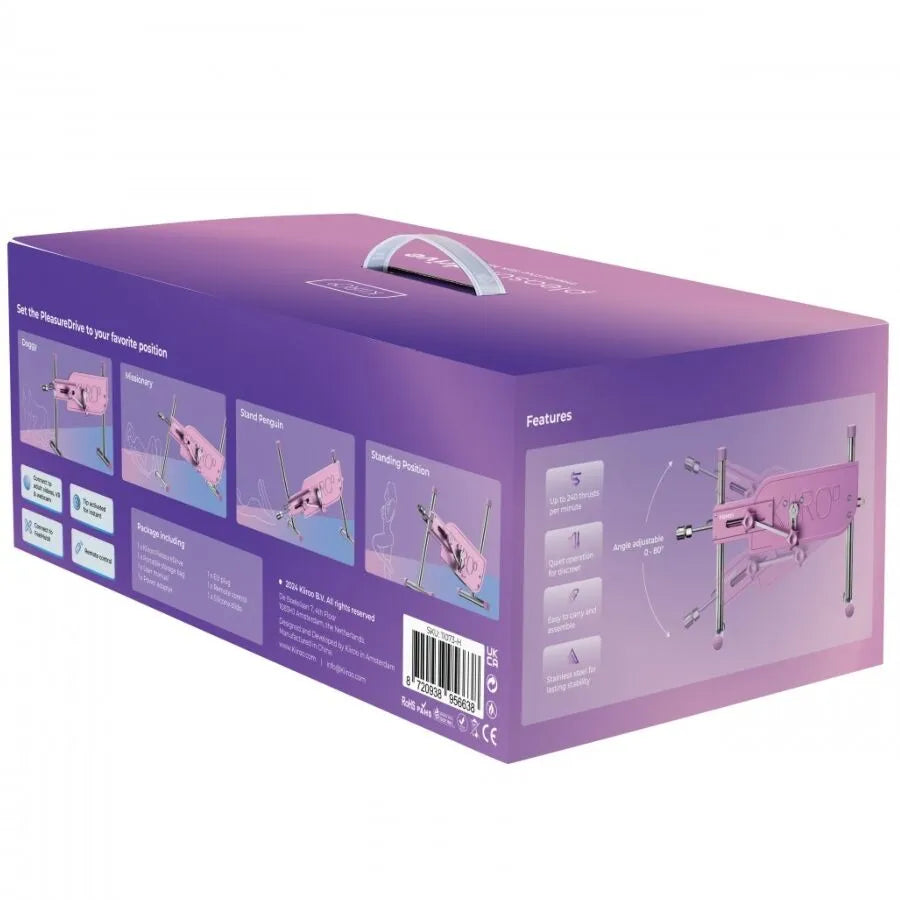 Machine sexuelle interactive Kiiroo Pleasure Drive pour performances webcam, contrôle à distance, design moderne, haute performance, durabilité, confort, Erotik, Sexe, Femme, Homme, Sexe, Sexe, Sexe, Sexe