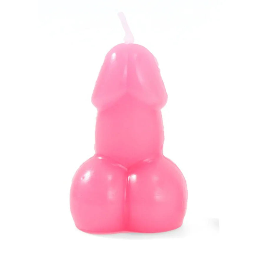 bougie humour pénis fuchsia cire moulée originale audacieuse drôle insolite décorative festive enterrement vie jeune fille