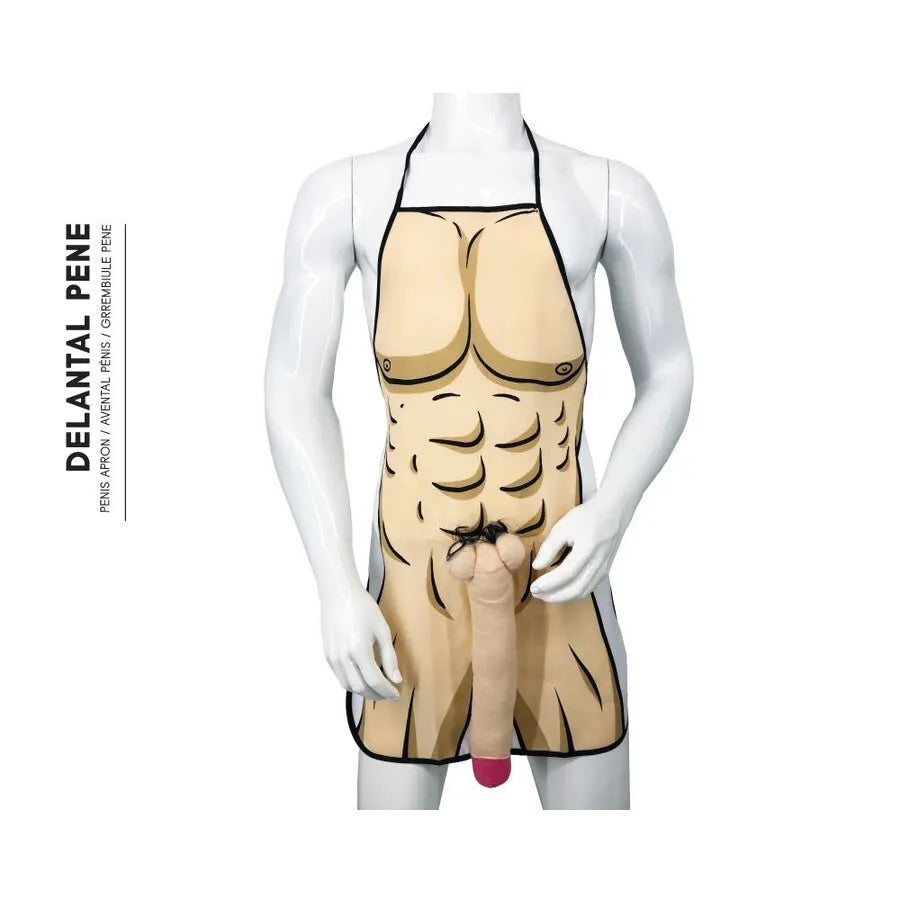 DIABLO PICANTE - TABLIER PÉNIS 3D MUSCULAIRE ET AUDACIEUX
