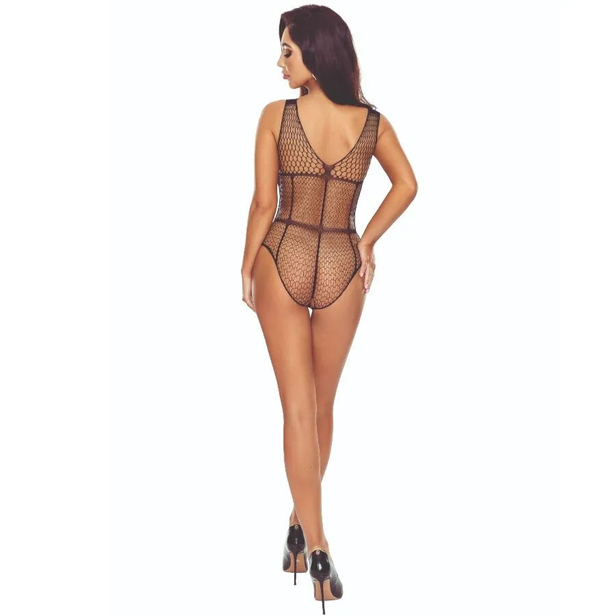 PASSION bas ouverts lingerie haut de gamme polyamide élasthanne noir femme séduisante