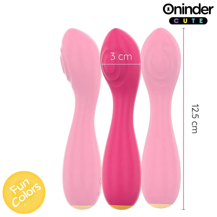 Vibromasseur compact ONINDER CUTE puissant silicone médical application contrôle longue distance