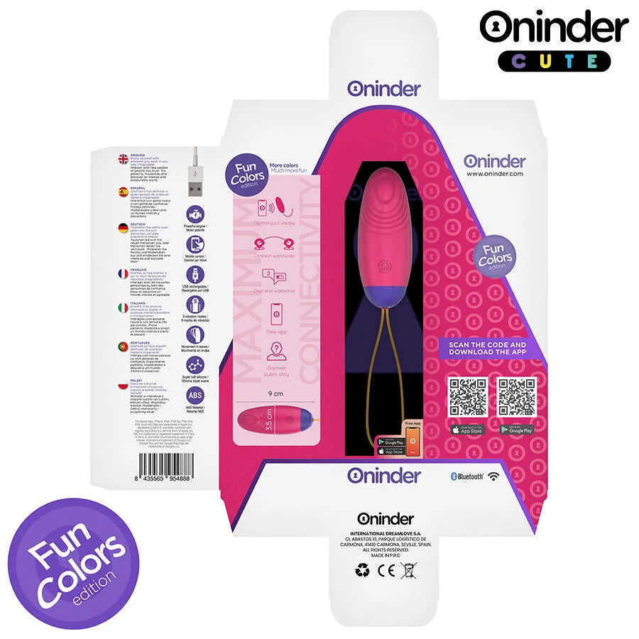 Oeuf vibrant silicone médical hypoallergénique sans phtalate rechargeable étanche application pilotable ergonomique discret ondulatoire neuf modes vibration couleurs vives